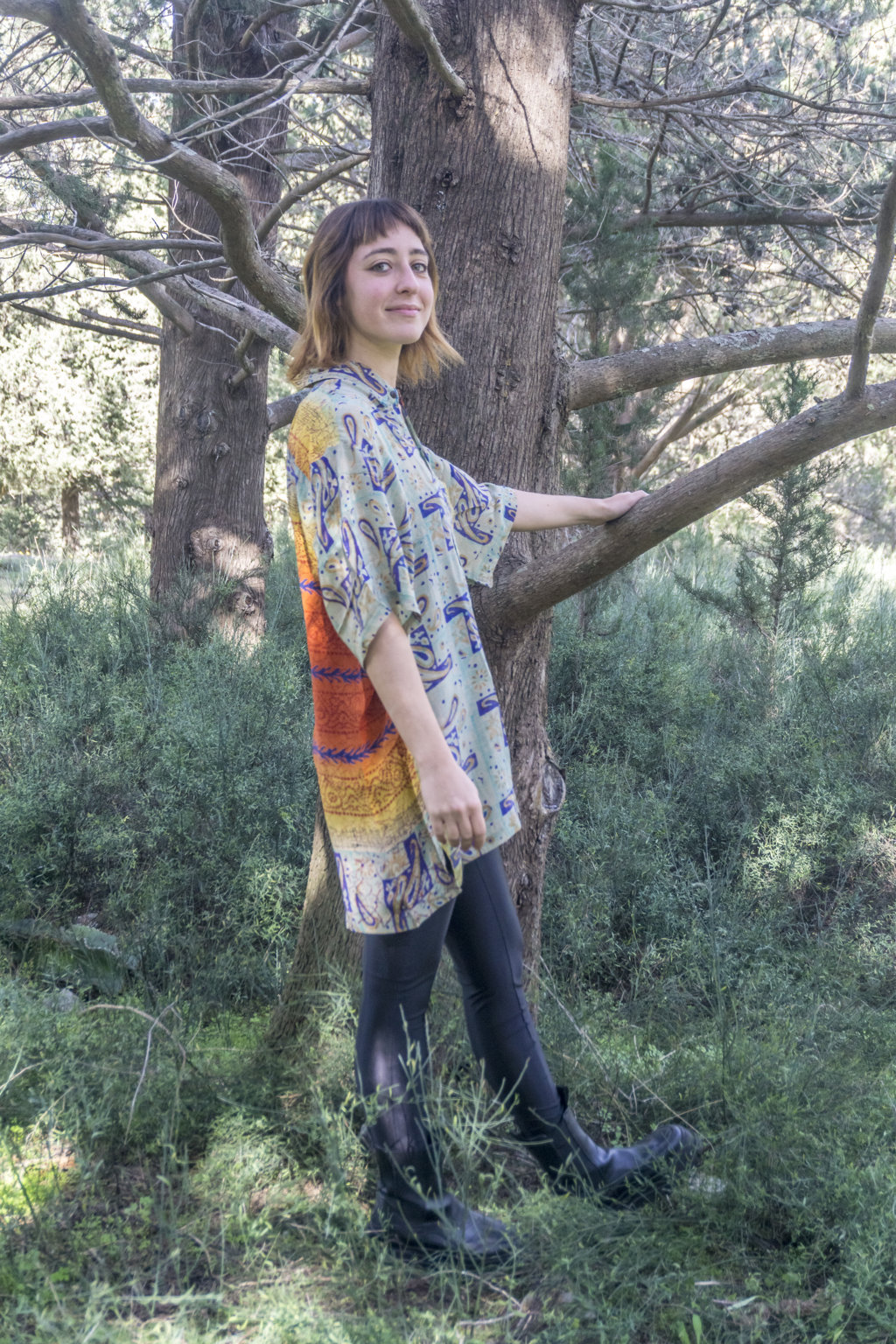 Sun Fire - Size: XXXL 3 Silk Shirt